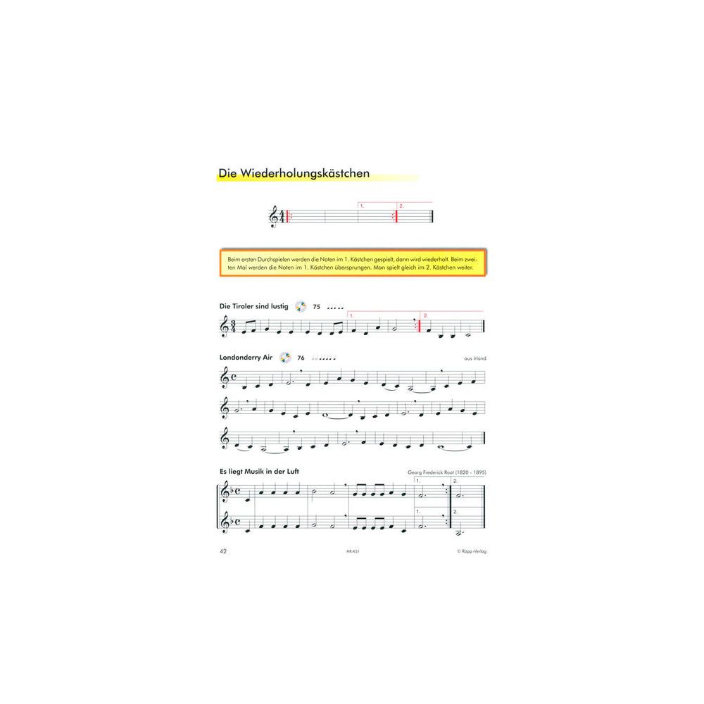 Horst Rapp Verlag Klarinette lernen mit Spaß 1 – Thomann Ireland