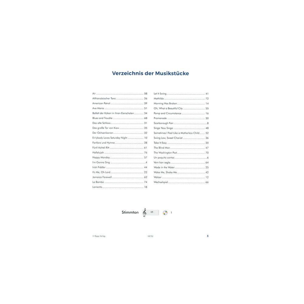 Horst Rapp Verlag Trompete Lernen mit Spaß 3 – Thomann Ireland