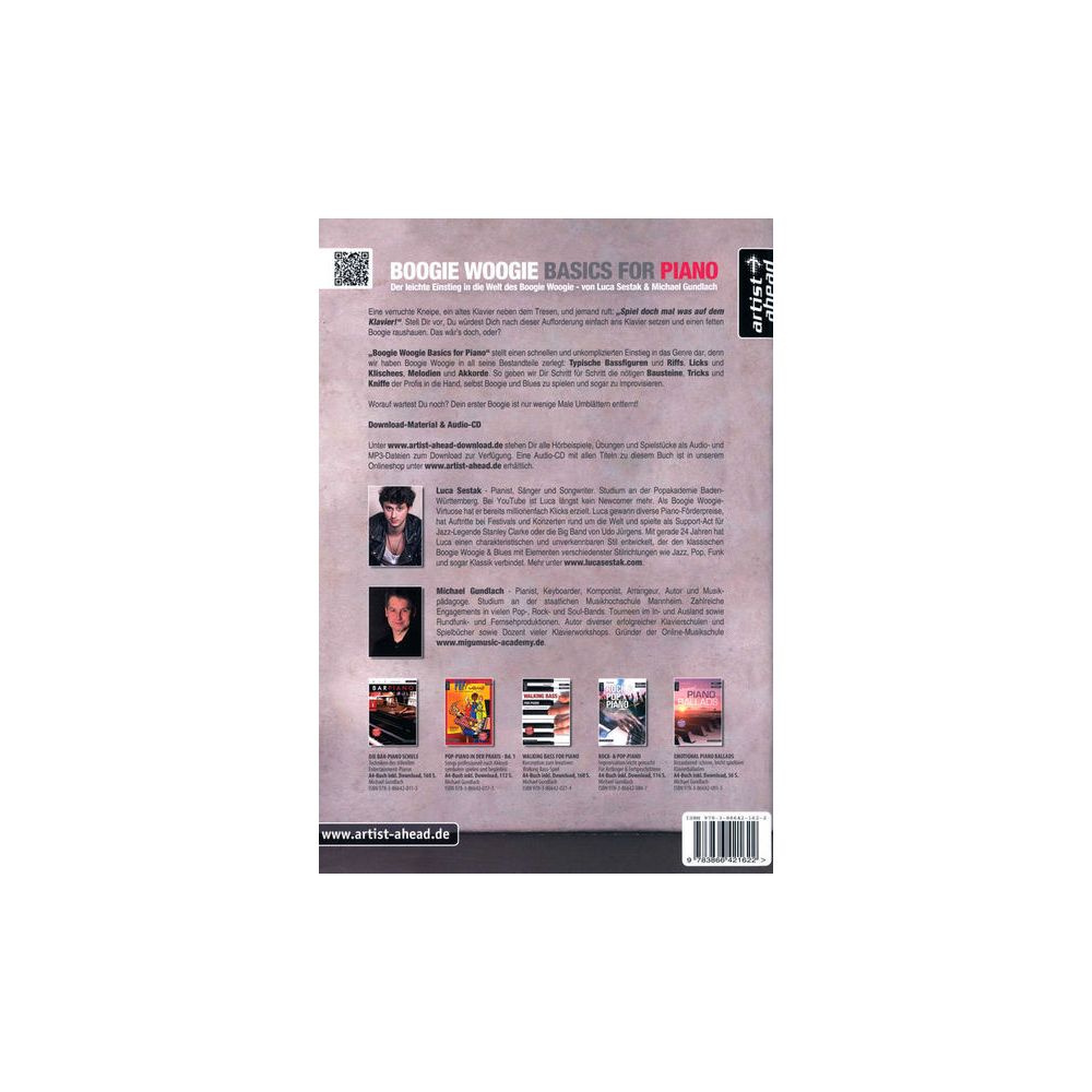 Artist Ahead Musikverlag Boogie Woogie Basics for Piano – Thomann Ireland