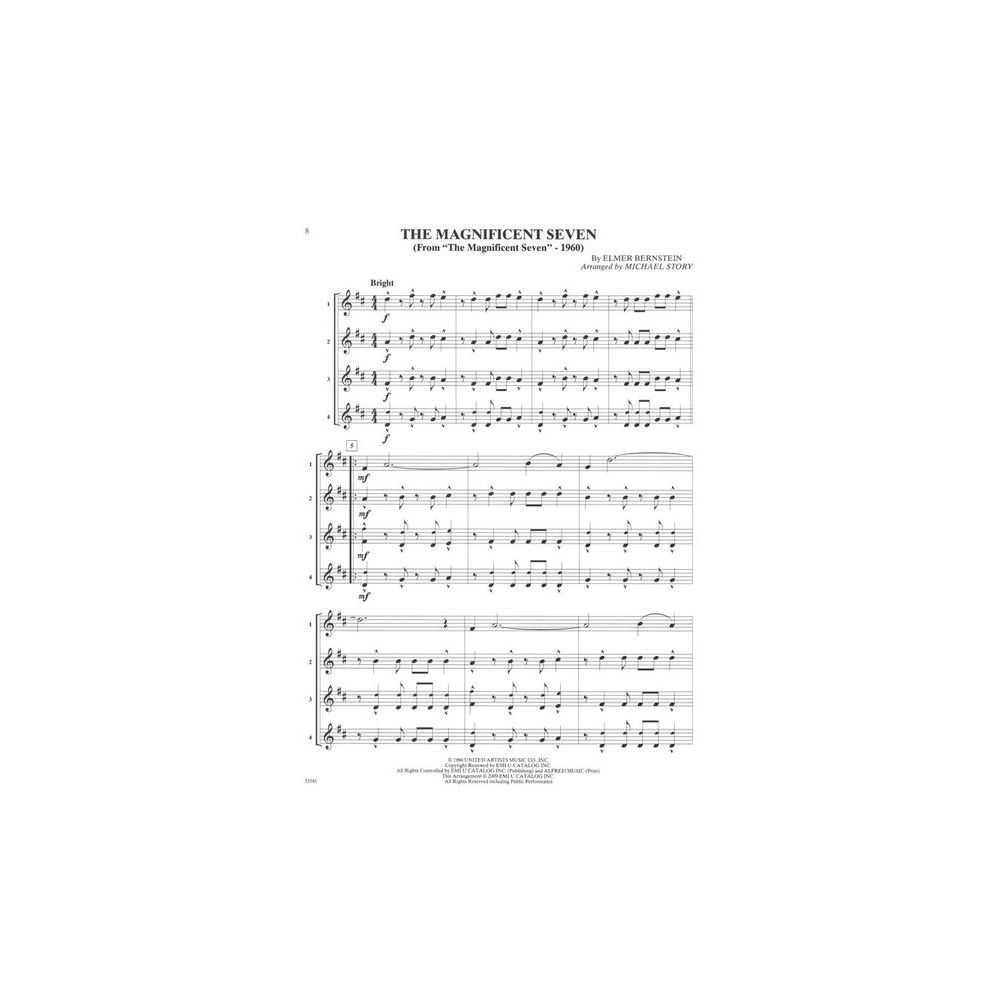 Alfred Music Publishing Movie Quartets for All T