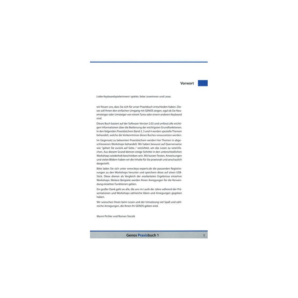 Keys Experts Verlag Genos Praxisbuch 1 – Thomann Ireland