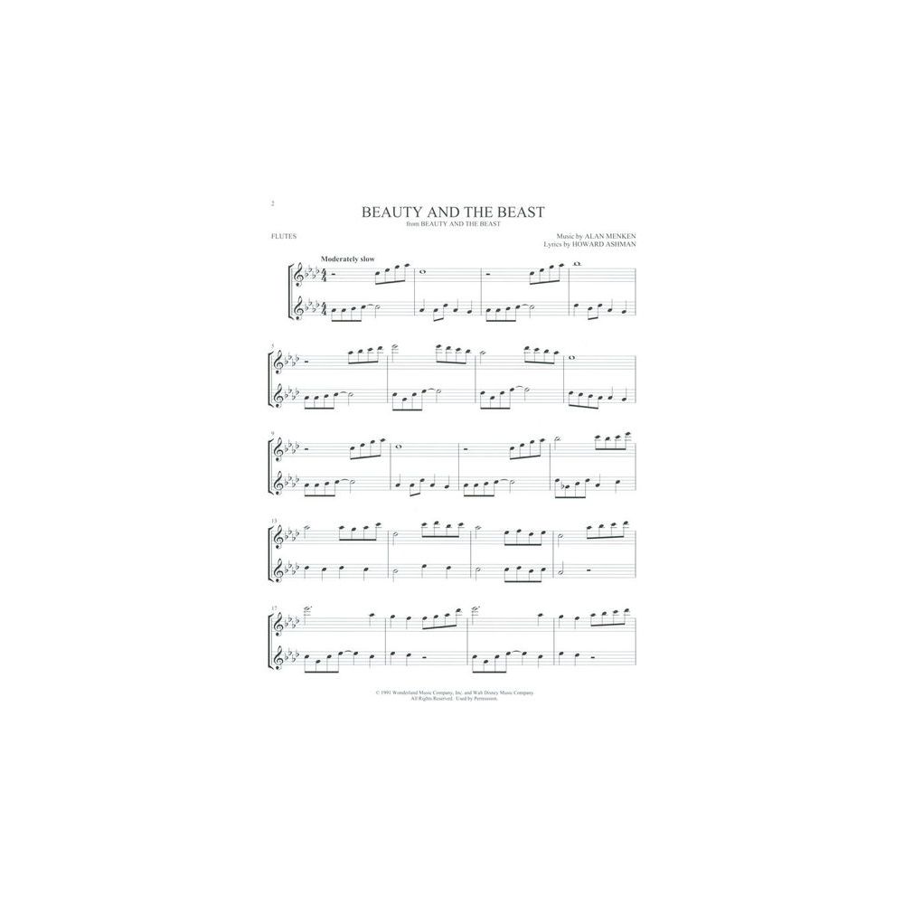 Hal Leonard Disney Songs For Two Flute – Thomann Ireland