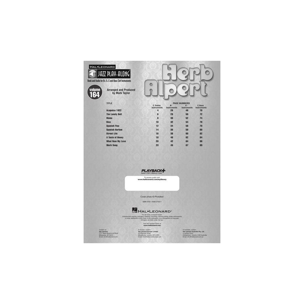 Hal Leonard Jazz Play