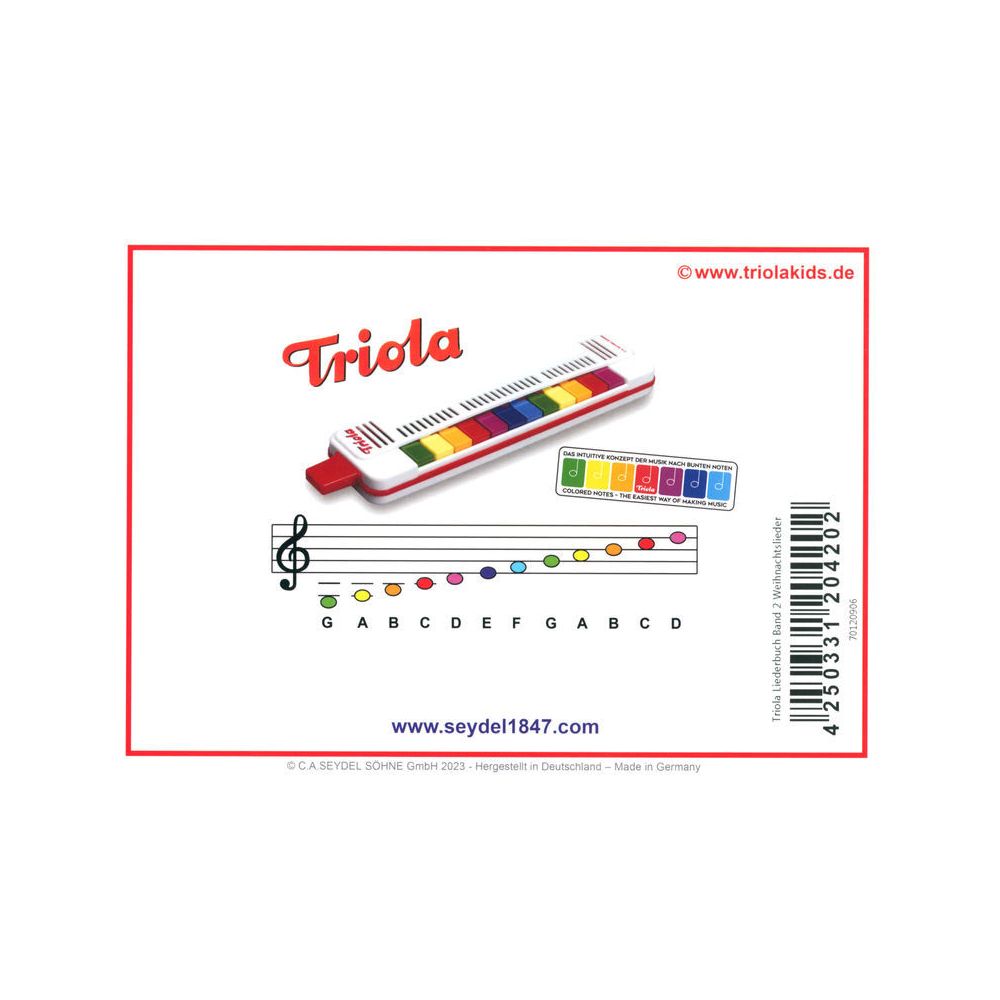 C.A. Seydel Söhne Triola Musik für Kinder 2 – Thomann Ireland