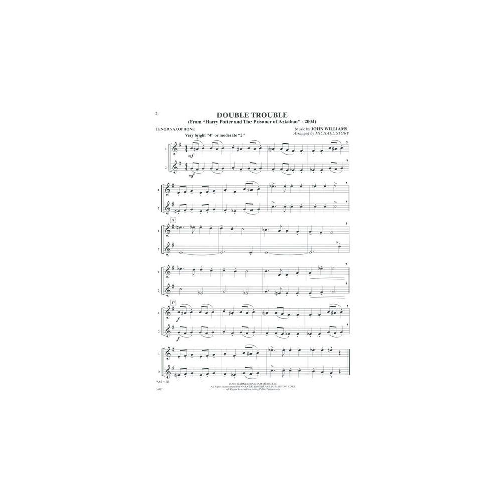 Alfred Music Publishing Movie Duets For All Tenor Sax – Thomann Ireland
