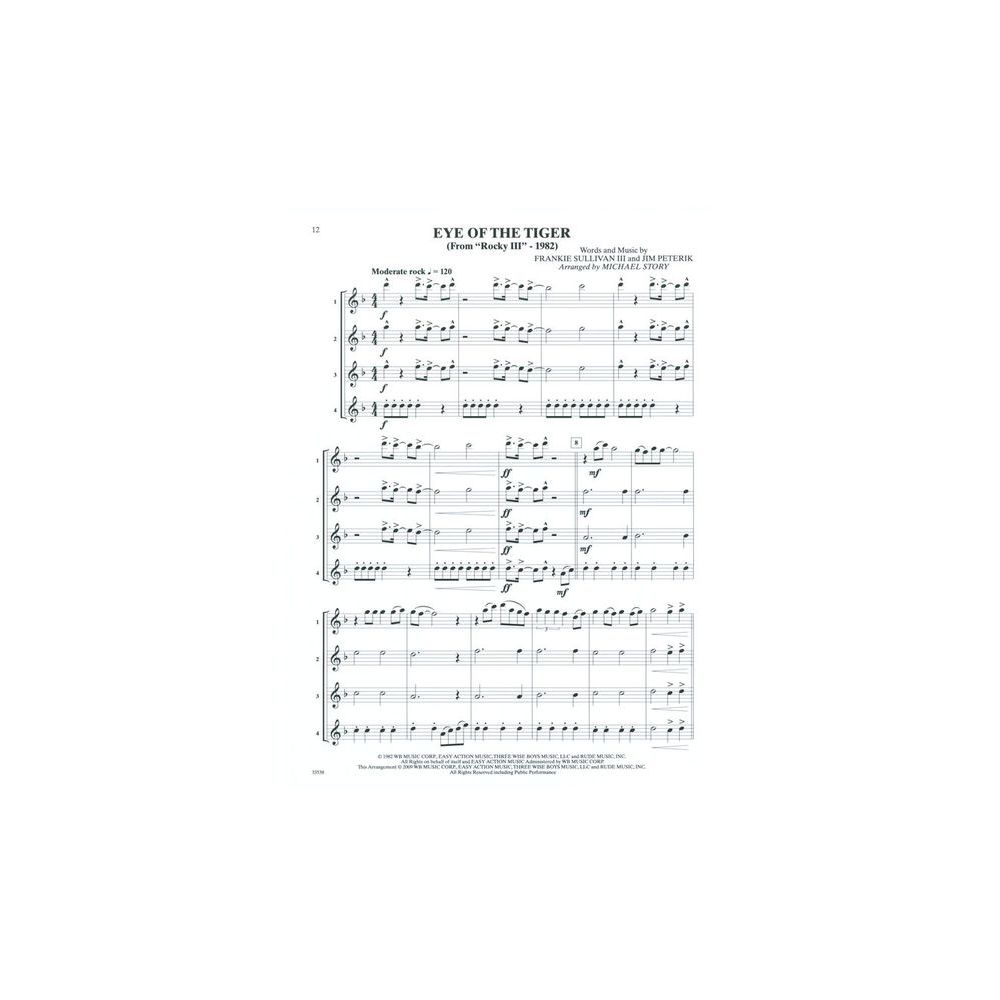 Alfred Music Publishing Movie Quartets For All Flute – Thomann Ireland