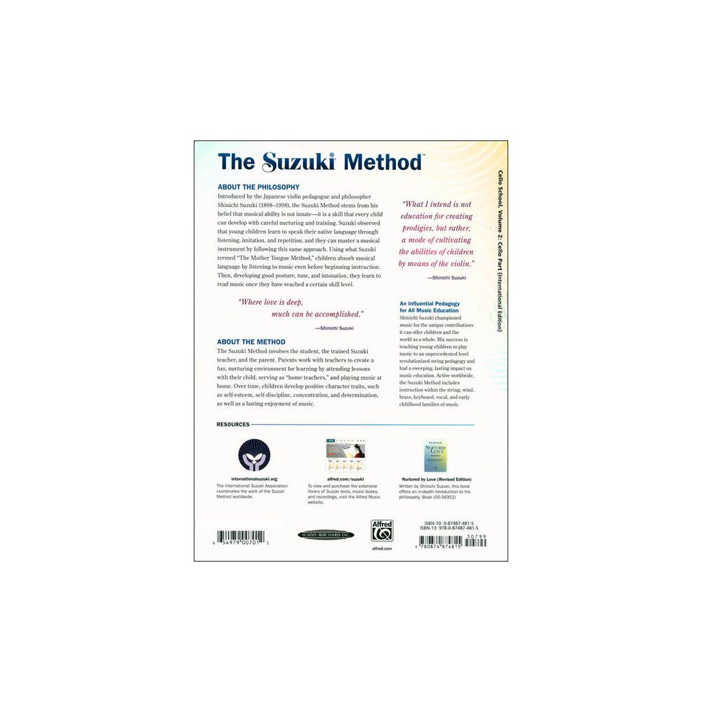 Alfred Music Publishing Suzuki Cello School 2 – Thomann Ireland