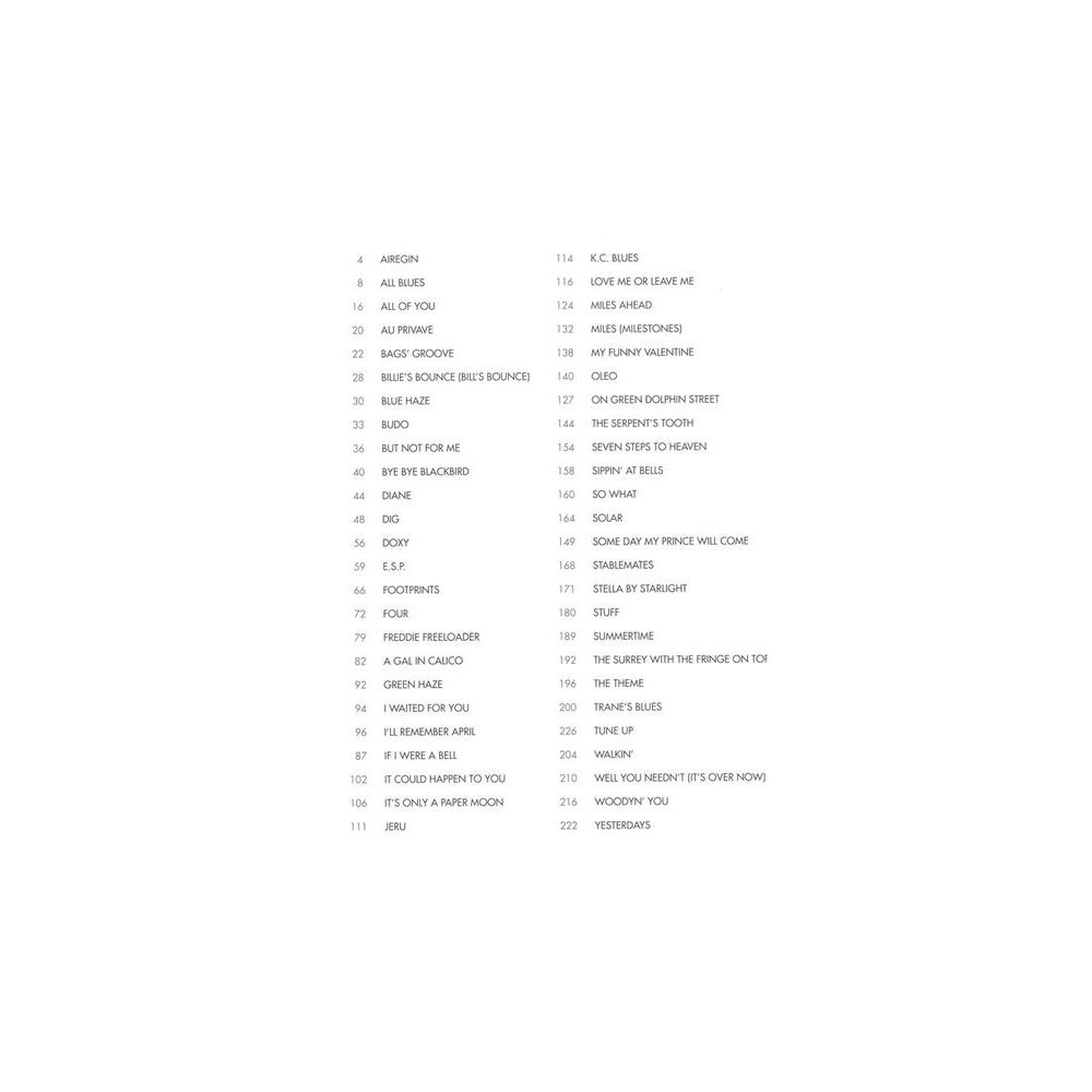 Hal Leonard Miles Davis Omnibook C – Thomann Ireland