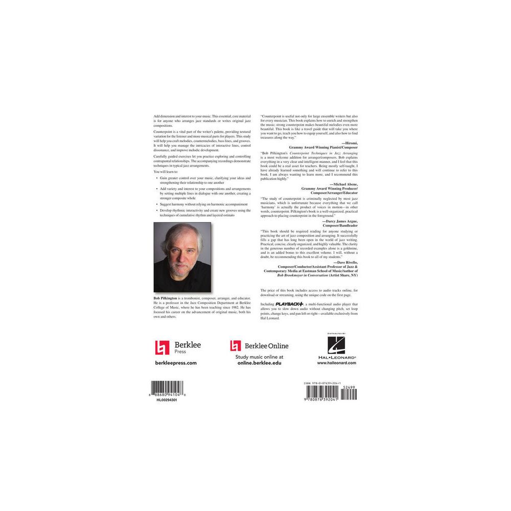 Berklee Press Counterpoint In Jazz Arranging – Thomann Ireland
