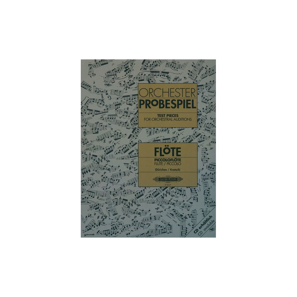 Edition Peters Orchester Probespiel Flöte – Thomann Ireland