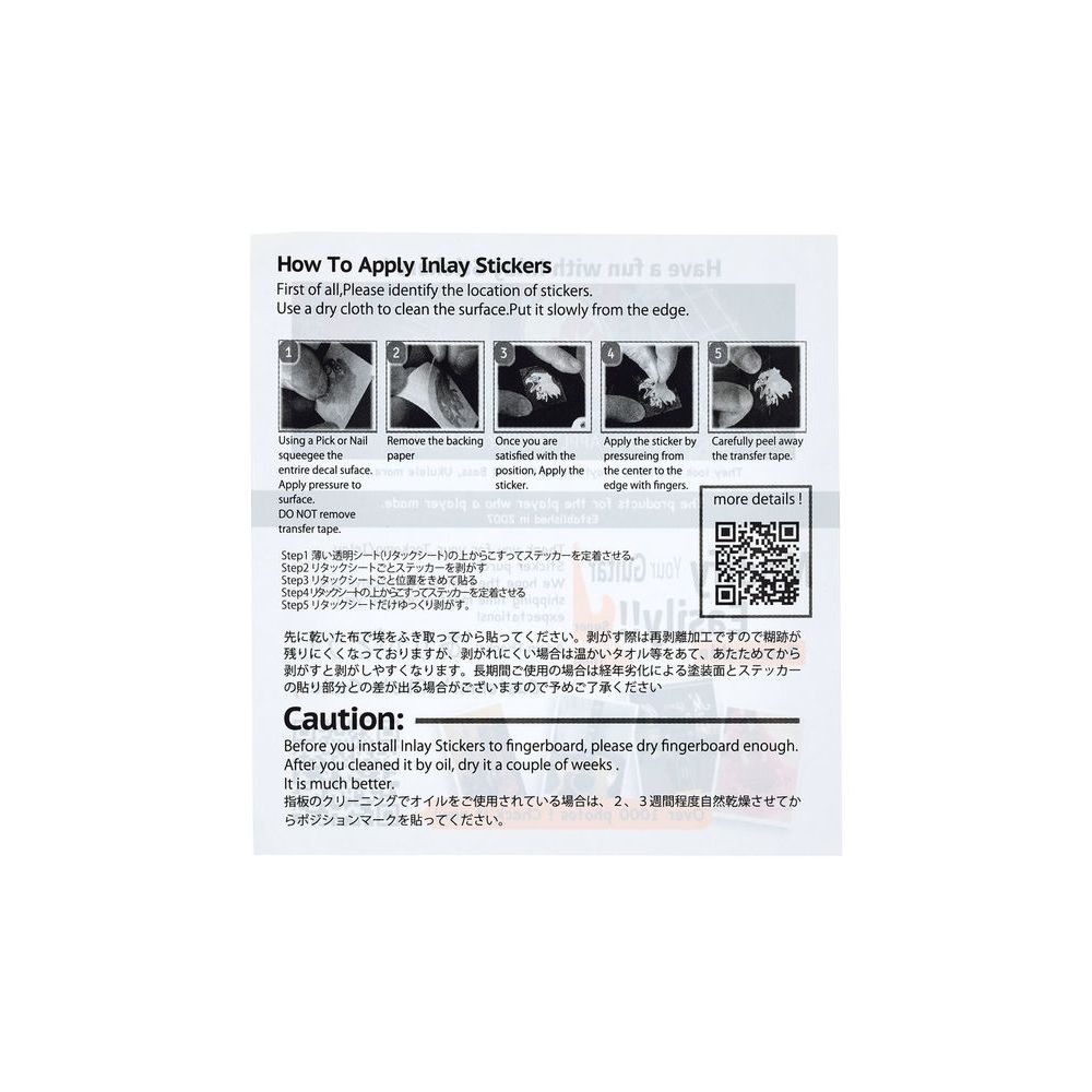 Jockomo Unicorn Headstock Sticker – Thomann Ireland