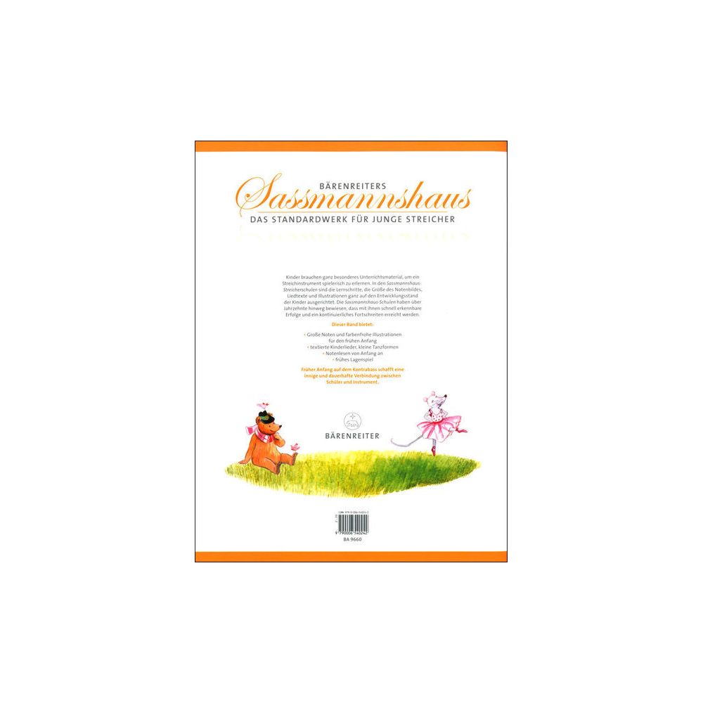 Bärenreiter Sassmannshaus Anfang Bass 1 – Thomann Ireland