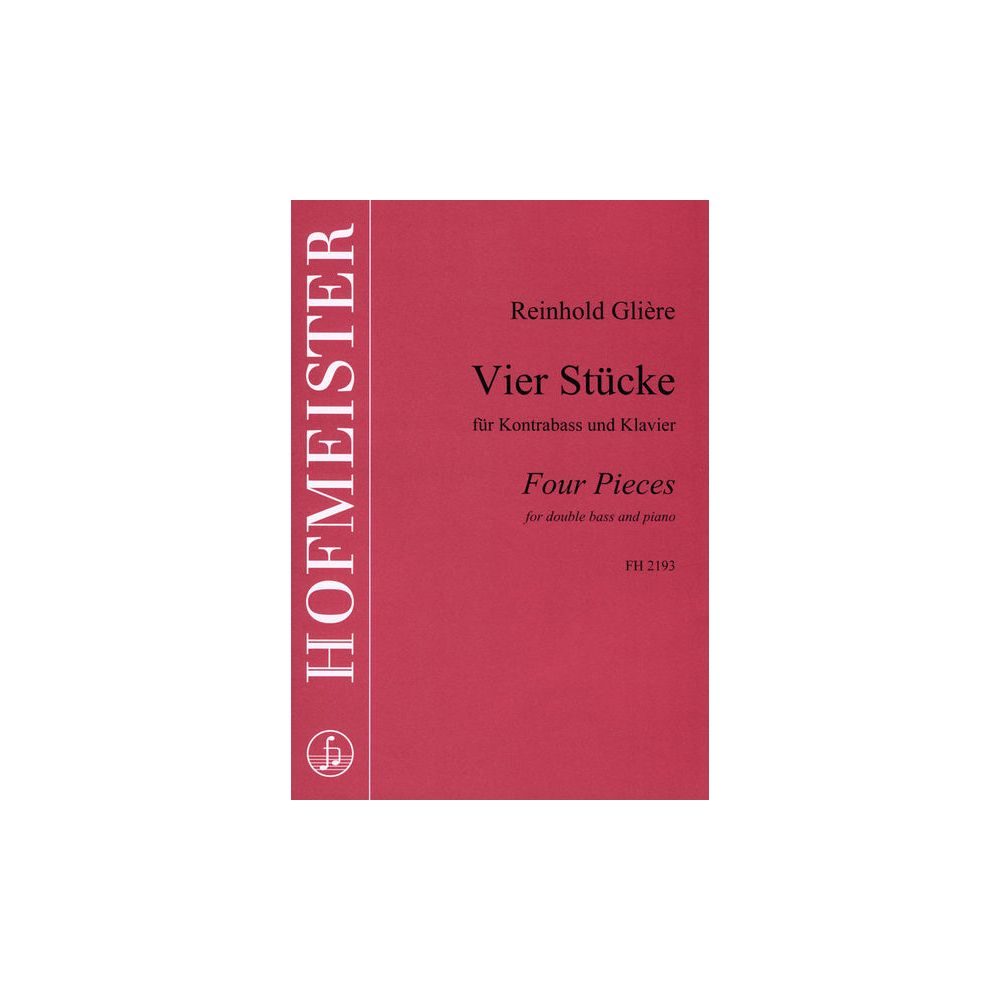 Friedrich Hofmeister Verlag Glière 4 Stücke op. 32 – Thomann Ireland