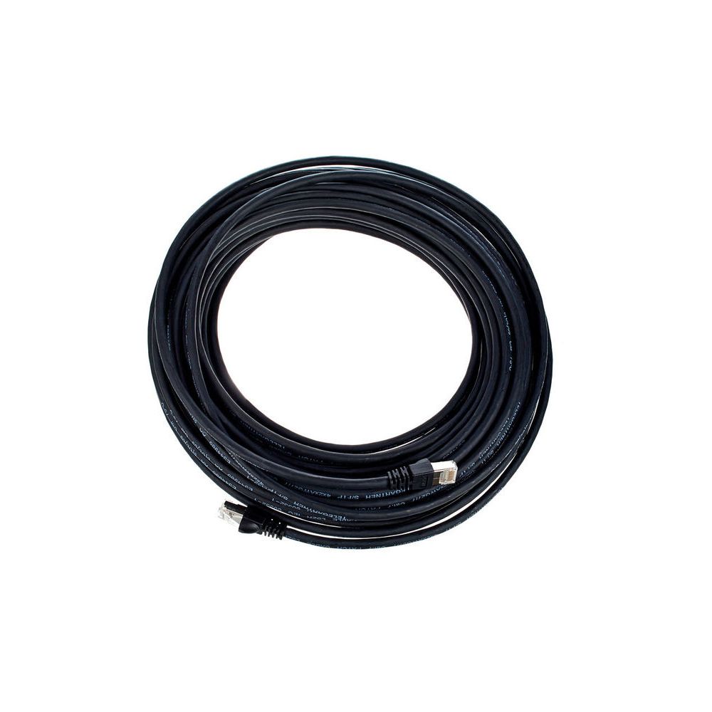 Telegärtner CAT6A Patchkabel 20m, SW – Thomann Ireland