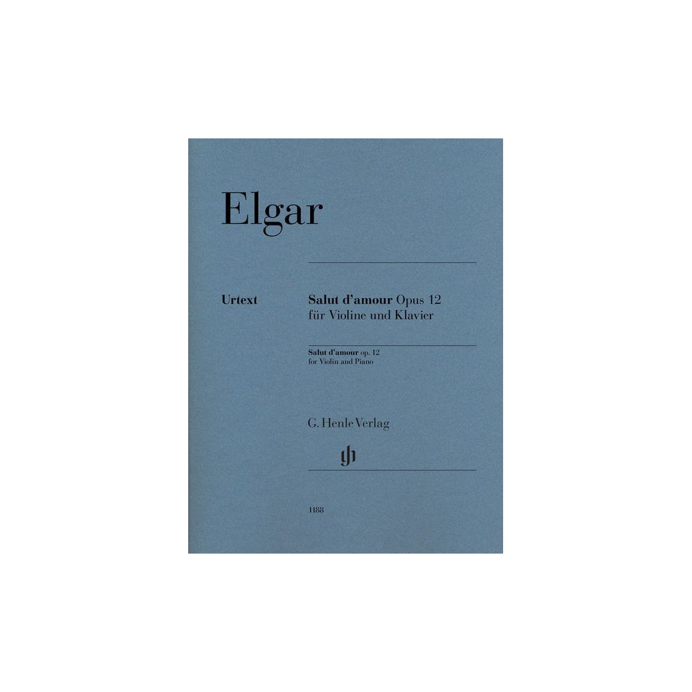 Henle Verlag Elgar Salut d'Amour Violin – Thomann Ireland
