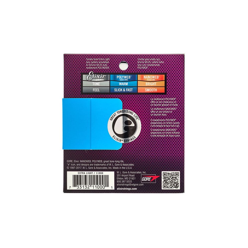 Elixir Polyweb Extra Light Acoustic – Thomann Ireland