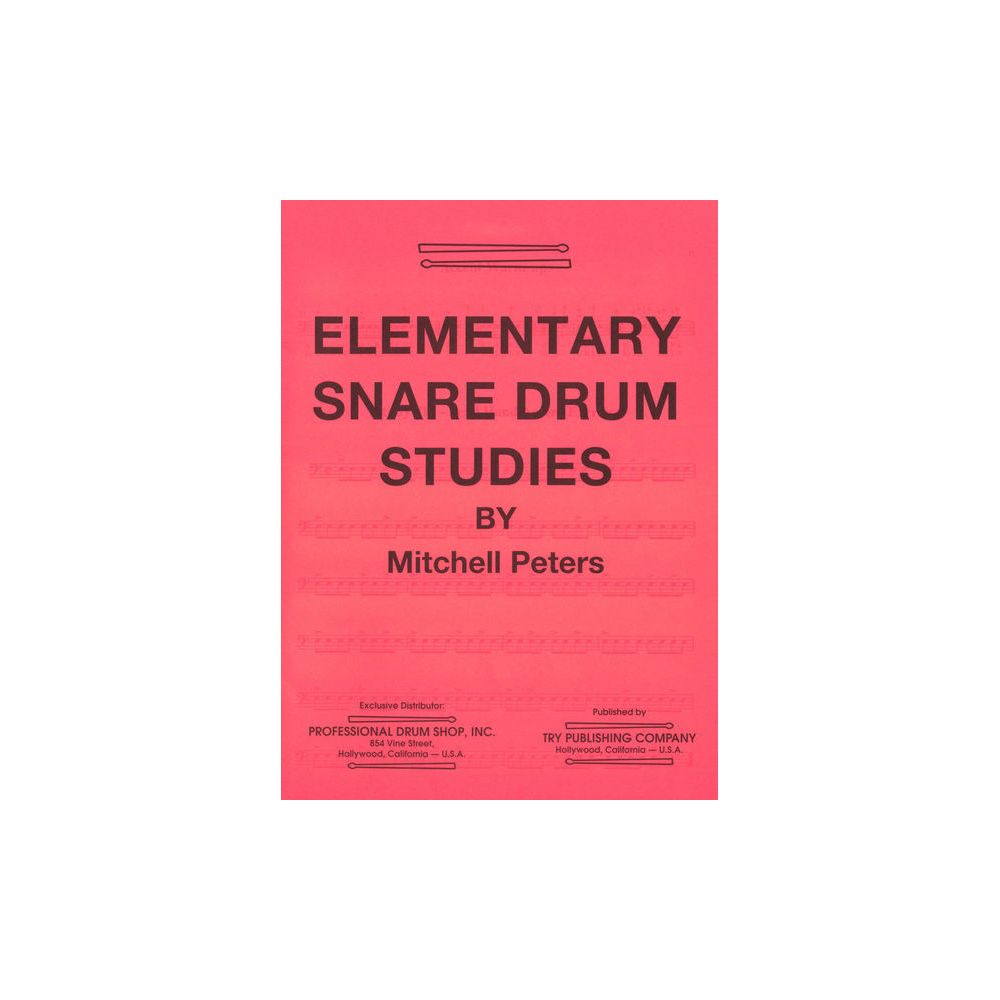 Try Publishing Company Elementary Snare Drum Studies – Thomann Ireland