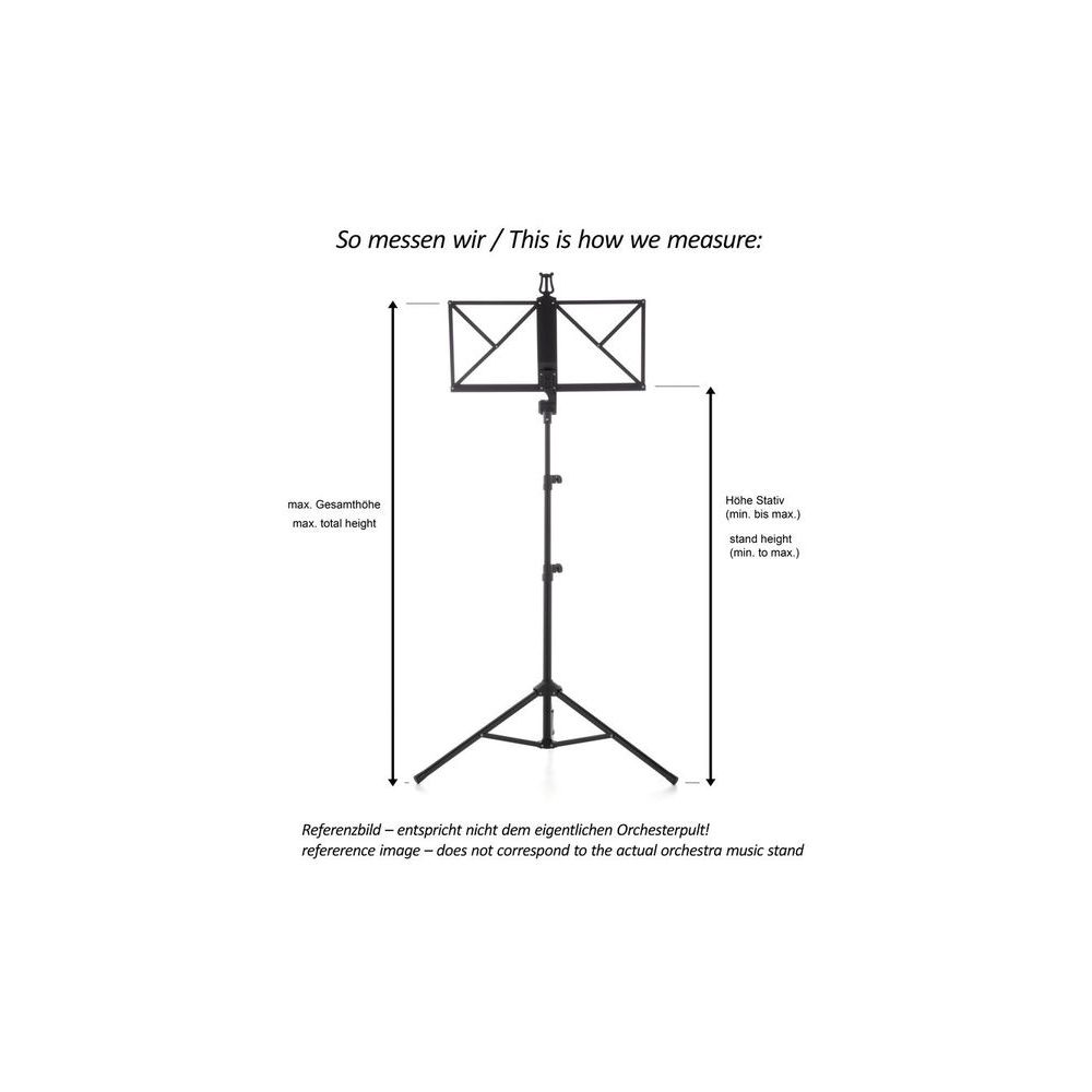 K&M 10065 Music Stand Nickel – Thomann Ireland