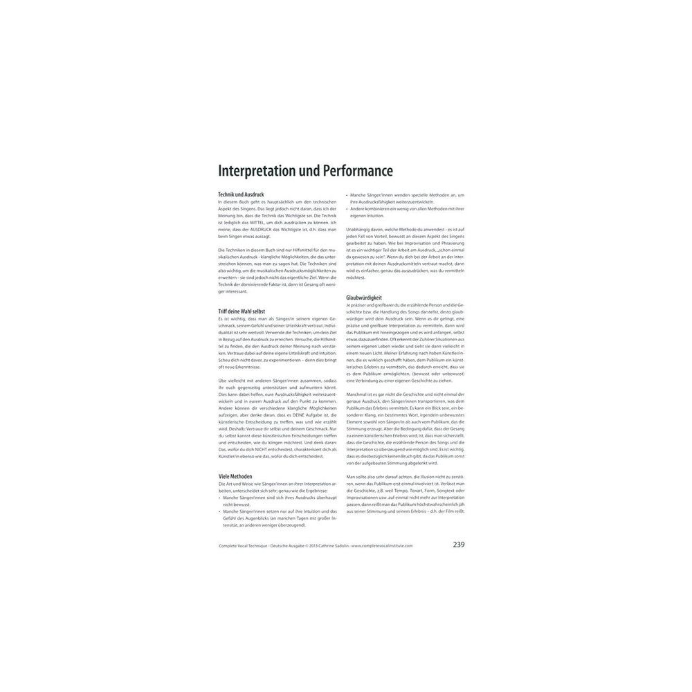 Shout Publications Komplette Gesangstechnik – Thomann Ireland