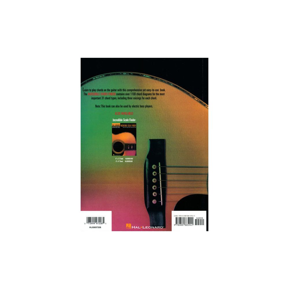 Hal Leonard Incredible Chord Finder – Thomann Ireland