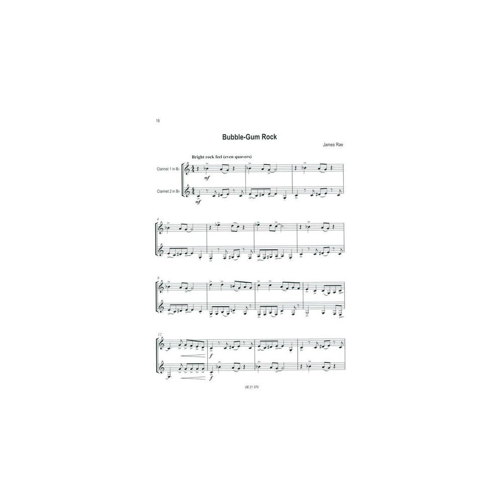 Universal Edition Easy Blue Clarinet Duets – Thomann Ireland