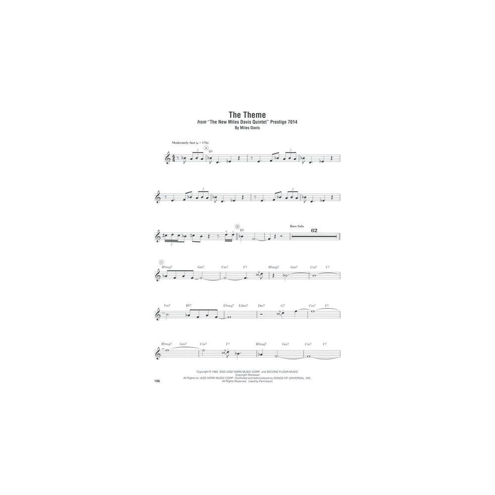 Hal Leonard Miles Davis Omnibook C – Thomann Ireland