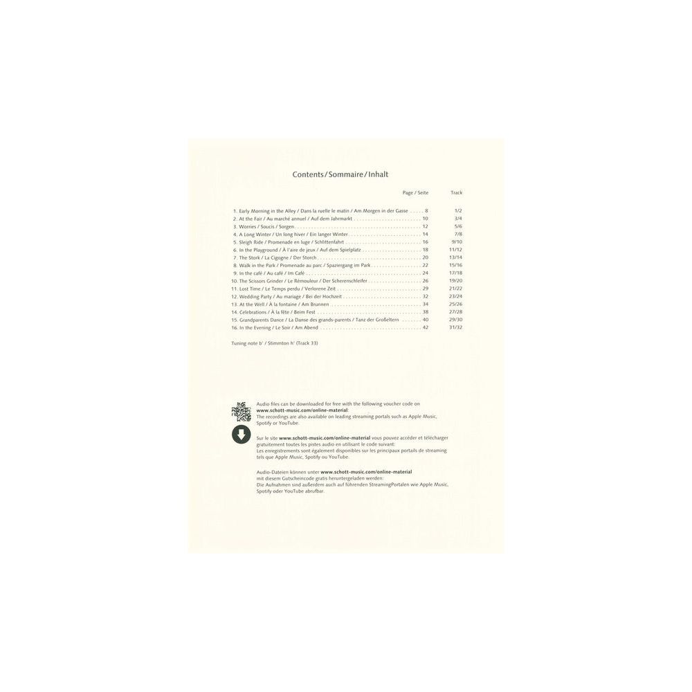 Schott New Klezmer Tunes For Clarinet – Thomann Ireland