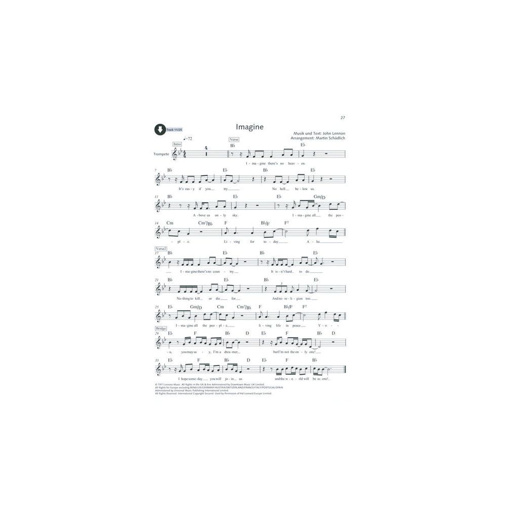 Schott Pop Ballads Trumpet – Thomann Ireland