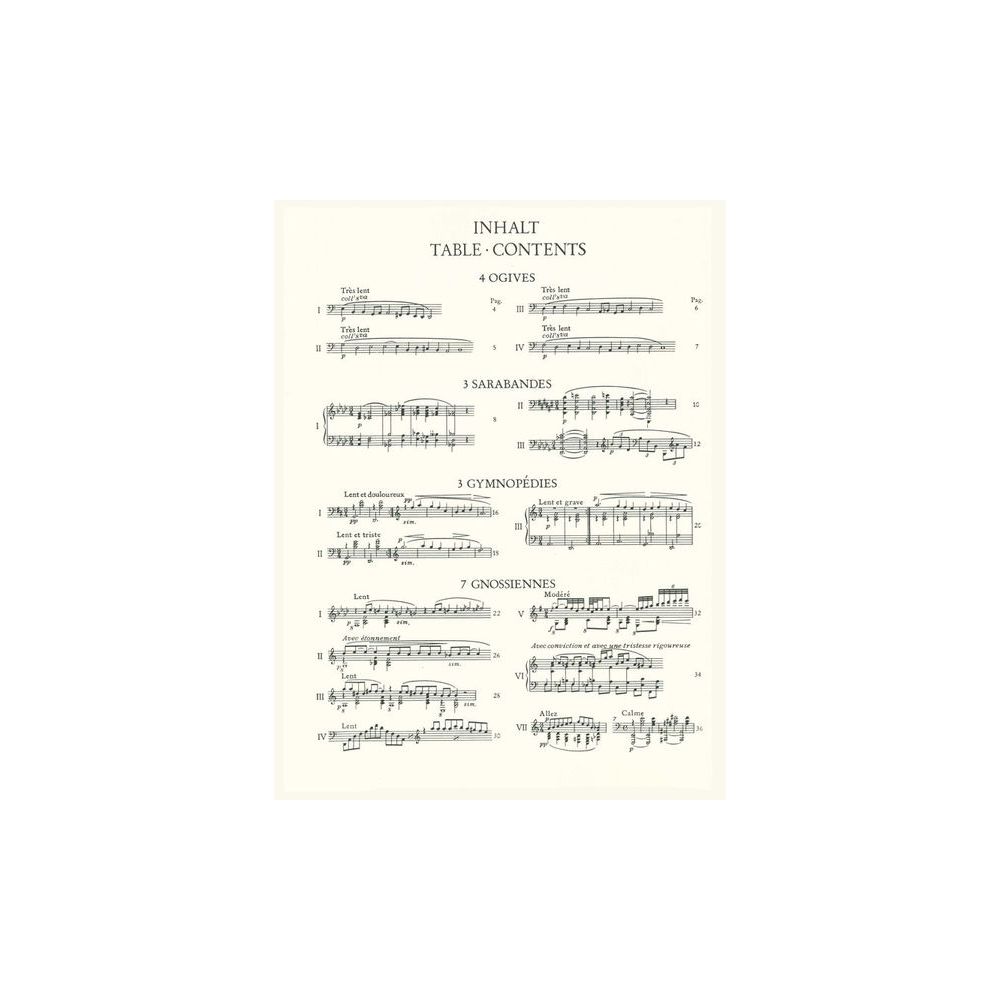 Edition Peters Satie Klavierwerke 1 – Thomann Ireland