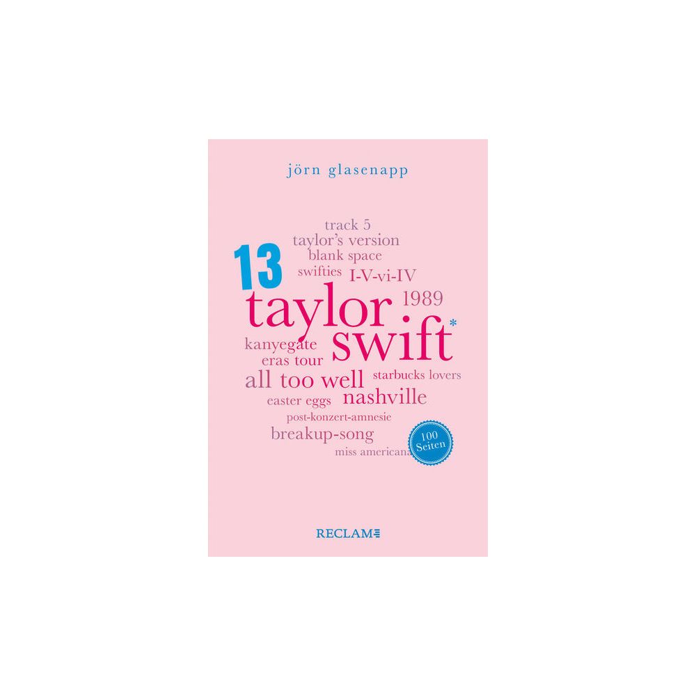 Reclam Verlag 100 Seiten Taylor Swift – Thomann Ireland