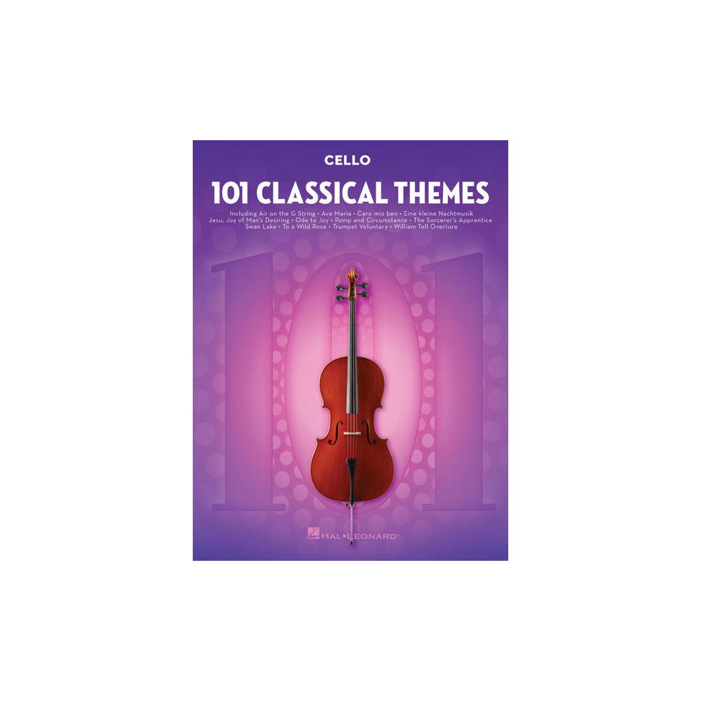 Hal Leonard 101 Classical Themes Cello – Thomann Ireland