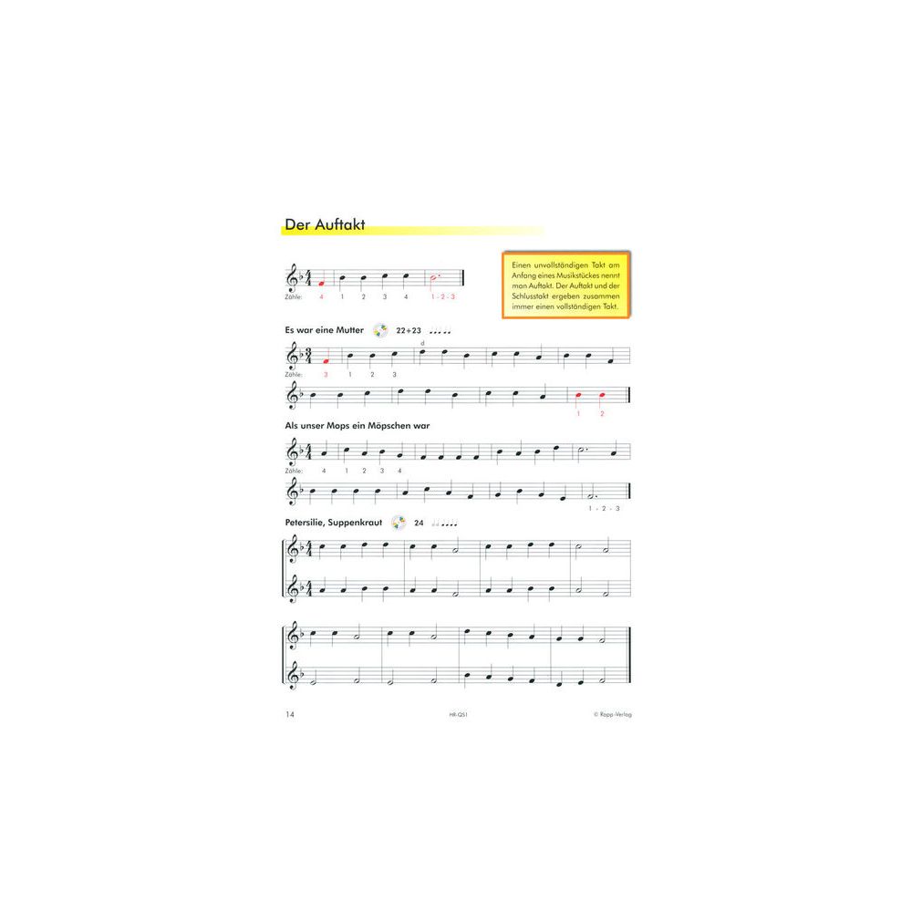 Horst Rapp Verlag Querflöte Lernen mit Spaß 1 – Thomann Ireland