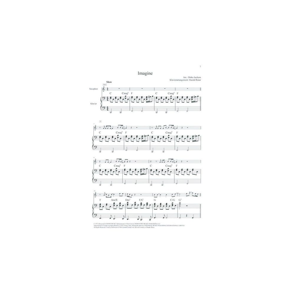 Schott Rock Ballads Tenor Saxophone – Thomann Ireland