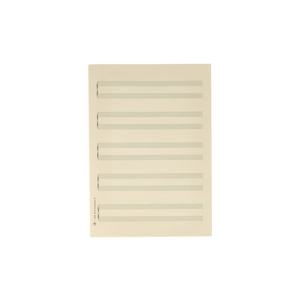 Star Sheet Music Paper Piano DIN A4 – Thomann Ireland