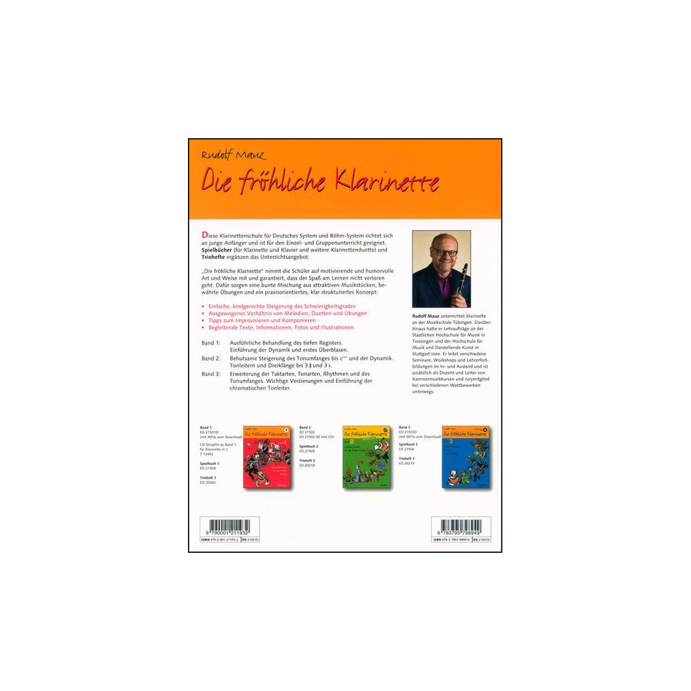 Schott Die Fröhliche Klarinette 1 – Thomann Ireland