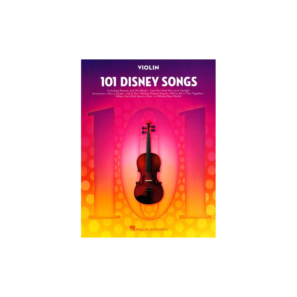 Hal Leonard 101 Disney Songs Violin – Thomann Ireland
