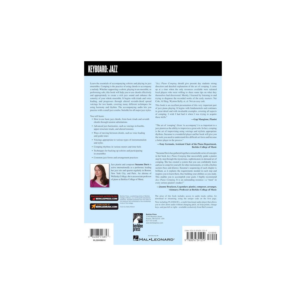 Berklee Press Jazz Piano Comping – Thomann Ireland