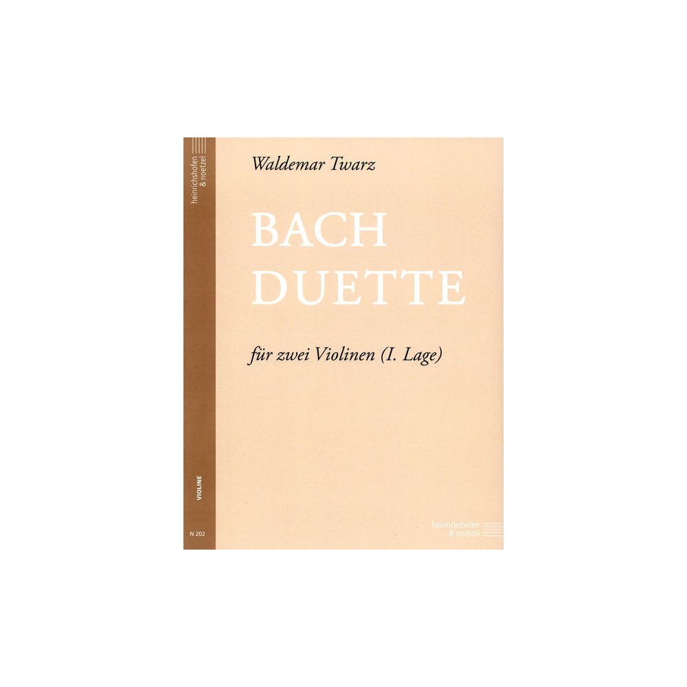 Heinrichshofen Verlag Bach Duette Violin – Thomann Ireland