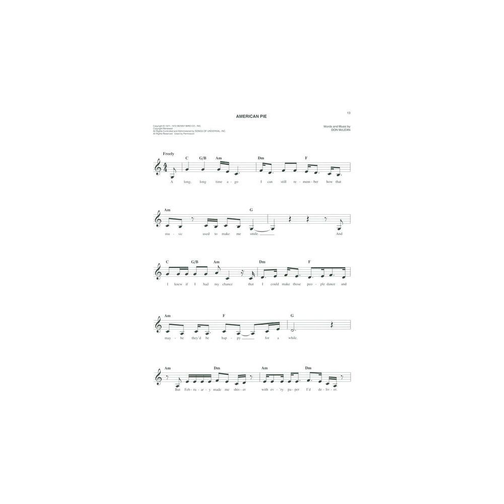 Hal Leonard The Easy Seventies Fake Book – Thomann Ireland