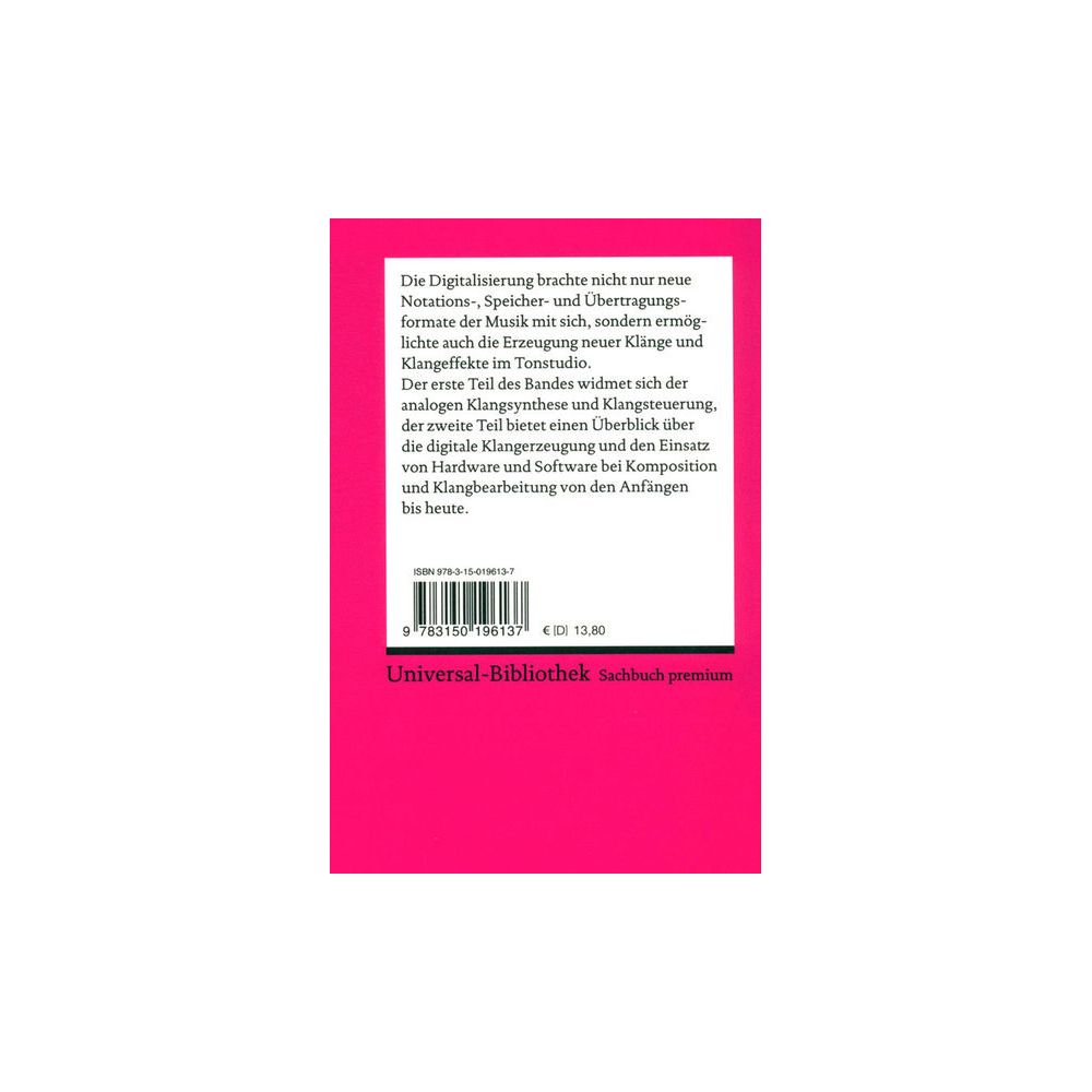 Reclam Verlag Elektronische Klänge – Thomann Ireland