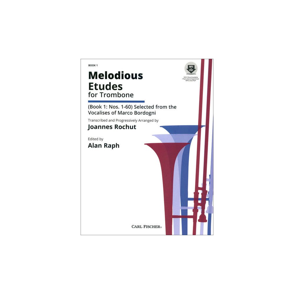 Carl Fischer Melodious Etudes for Trombone – Thomann Ireland