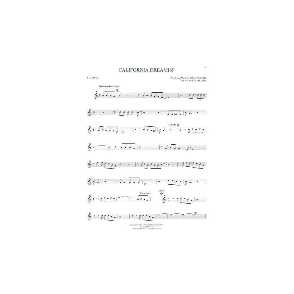 Hal Leonard 101 Popular Songs Clarinet – Thomann Ireland