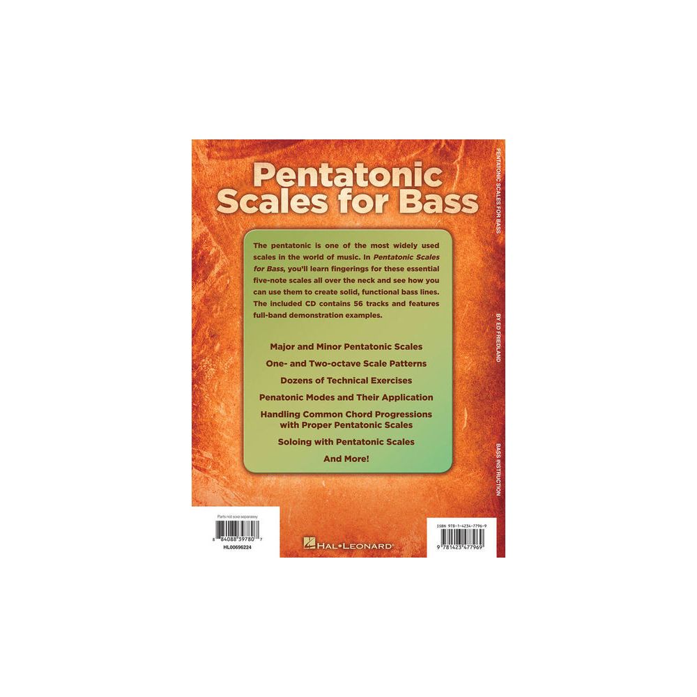 Hal Leonard Pentatonic Scales for Bass – Thomann Ireland
