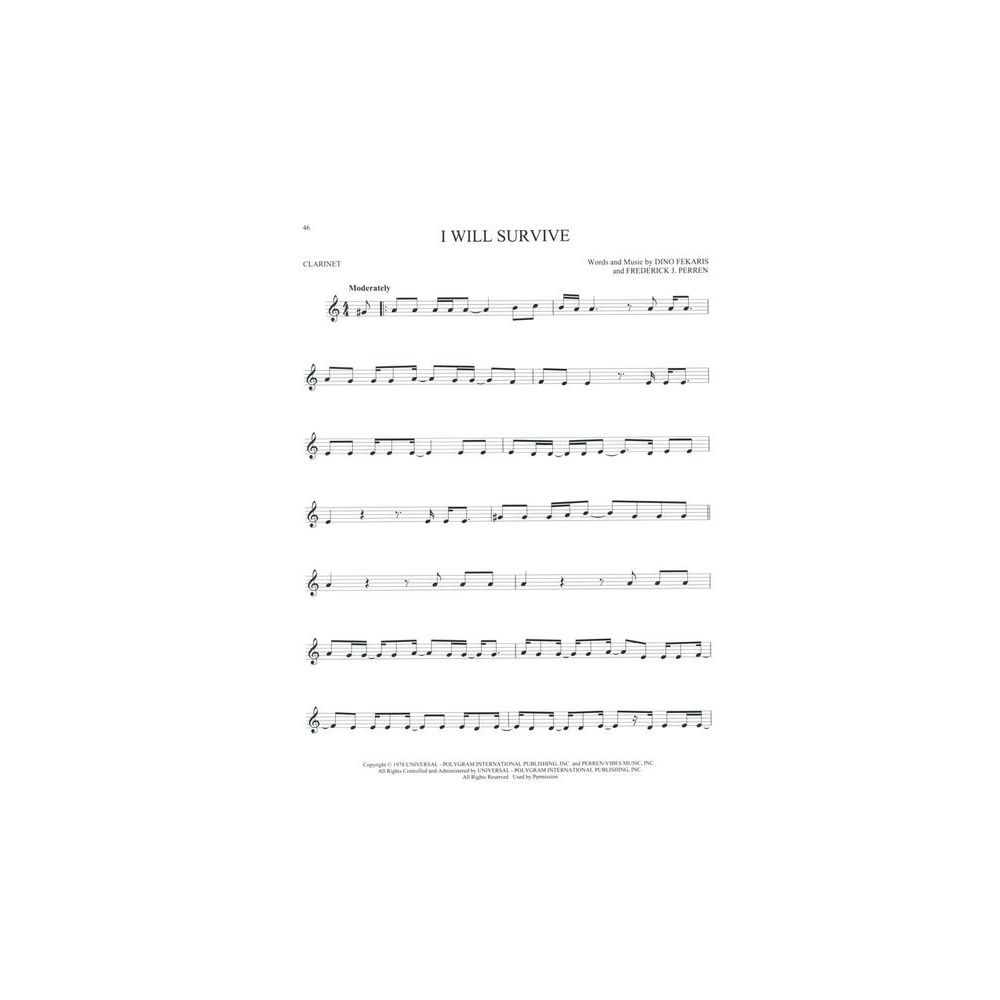 Hal Leonard 101 Popular Songs Clarinet – Thomann Ireland