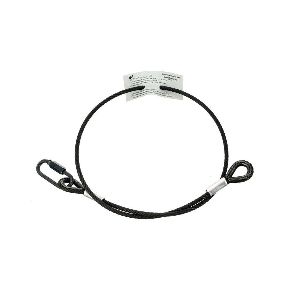 Stairville Safety Set 100cm/6mm Bk 10pcs – Thomann Ireland