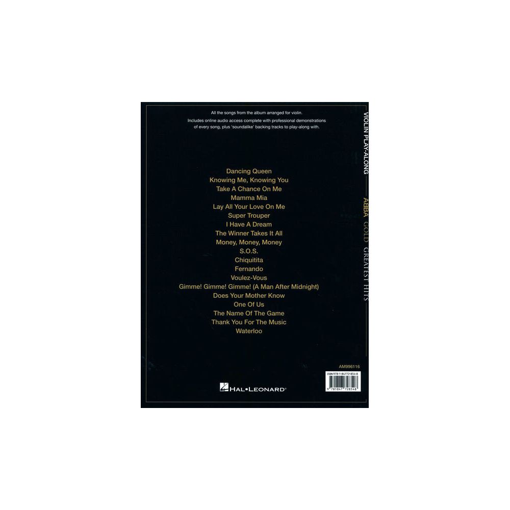 Wise Publications Abba Gold Violin – Thomann Ireland