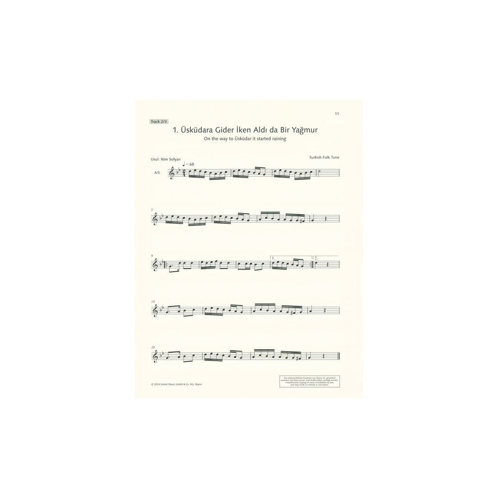 Schott Turkish Folk Tunes – Thomann Ireland