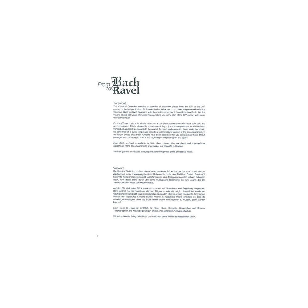 Fentone Music From Bach To Ravel T