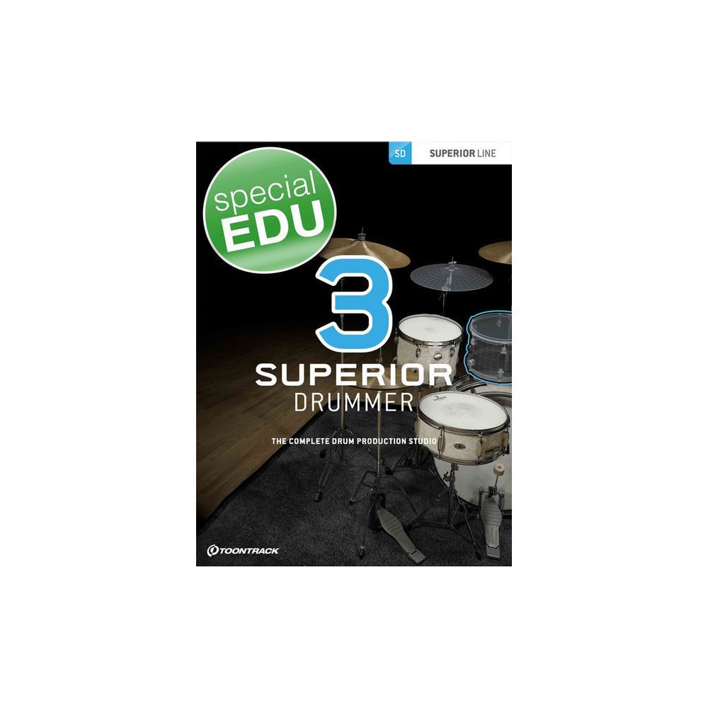 Toontrack Superior Drummer 3 EDU – Thomann Ireland
