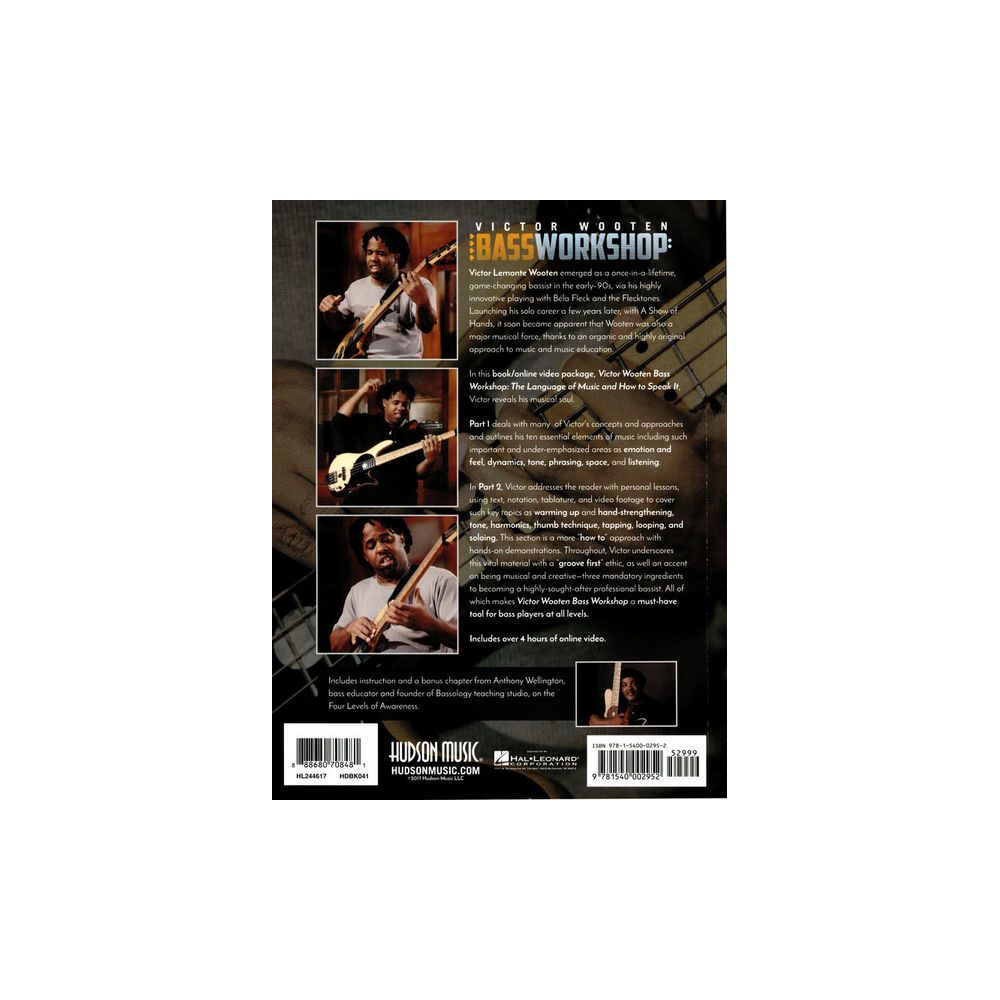 Hudson Music Victor Wooten: Bass Workshop – Thomann Ireland